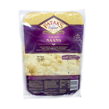 Patak's Plain Naans / Pan Naan x2