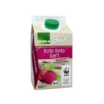 Edeka Bio Rote Bete Saft / Bio Beetroot Juice 0,5L