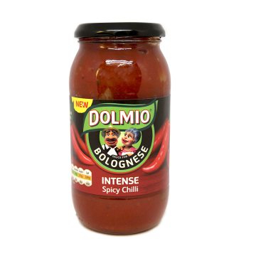 Dolmio Bolognese Spicy Chili / Salsa de Boloñesa con Chili Picante 500g