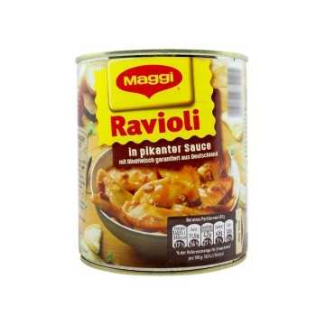 Maggi Ravioli in Pikanter Sauce / Raviolis de Carne en Salsa Picante 800g