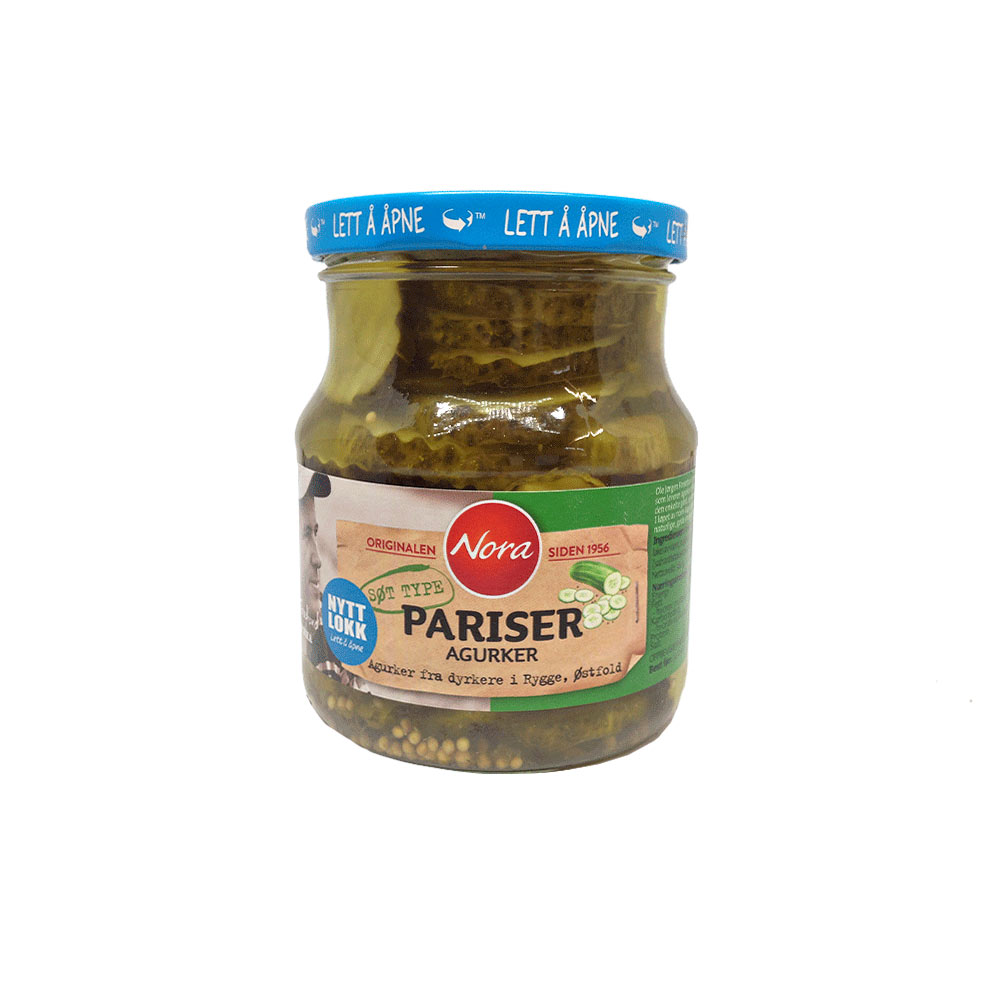 Nora Pariser Agurker / Pickles 580g