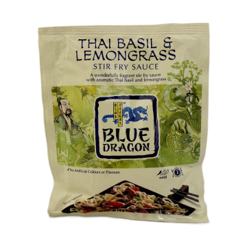 Blue Dragon Thai Basil & Lemongass Sauce / Salsa Tailandesa de Albahaca y Limón 120g