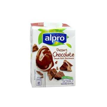 Alpro Soya Dessert Chocolate / Postre de Soja Sabor Chocolate 525g