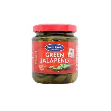 Santa Maria Green Jalapeño Hot / Jalapeños Picantes 215g