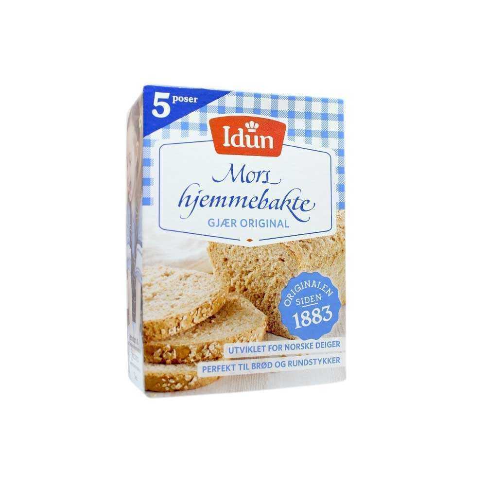 Idun Mors Hjemmebakte Gjær Original / Yeast Powder 5x12g