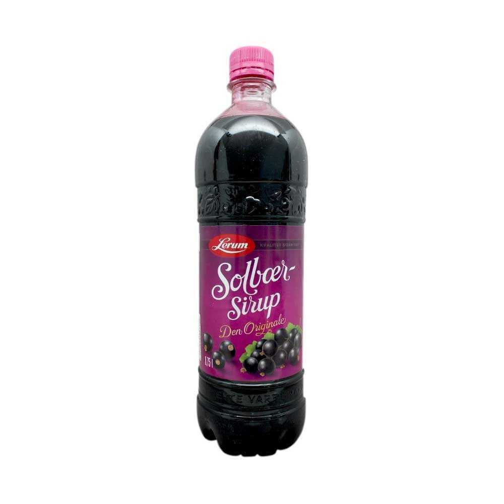 Lerum Solbærsirup / Blackcurrant Squash 750ml