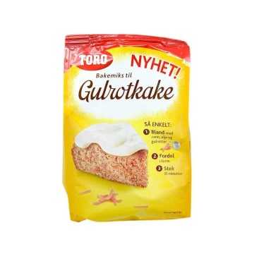 Toro Gulrotkake Mix / Mezcla para Tarta de Zanahoria 396g