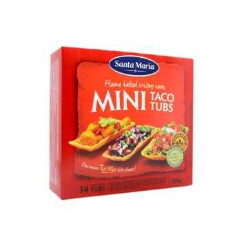 Santa Maria Mini Taco Tubs / Mini Tacos Crujientes 120g