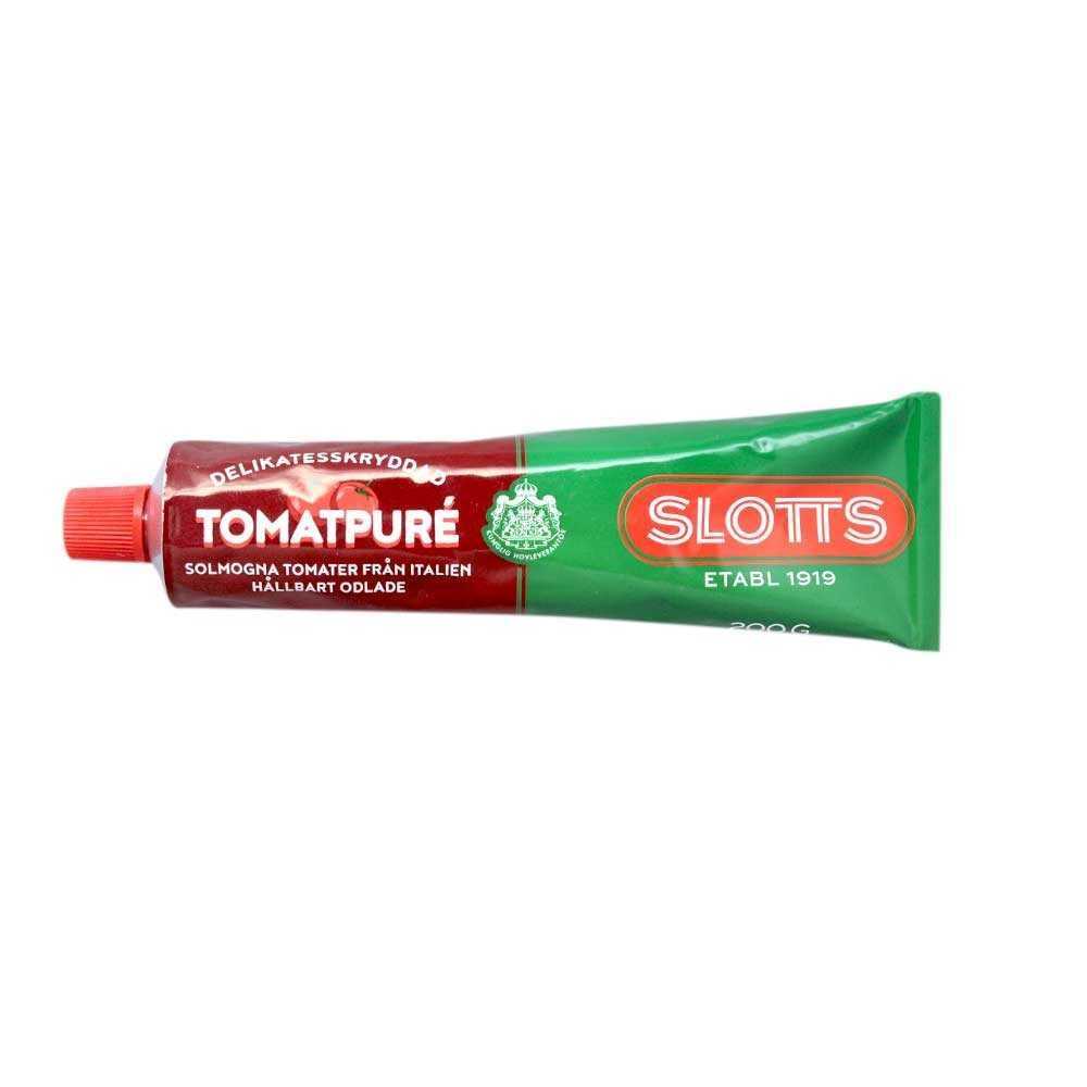 Slotts Tomatpuré delikatess Kryddad / Tomato Puree with Spices 200g