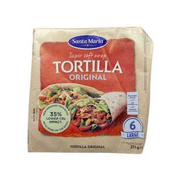 Santa Maria Tortilla Original Large x6 / Tortillas Mexicanas Grandes 371g