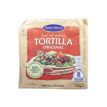 Santa Maria Tortilla Original Medium x8 / Tortillas Mexicanas Medianas 320g