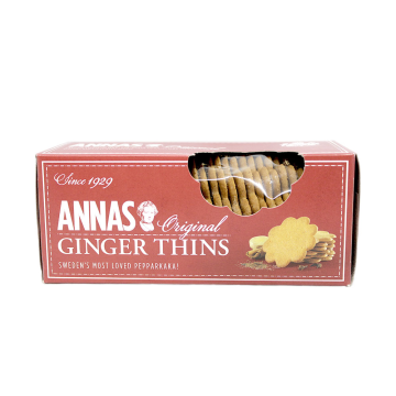 Annas Ginger Thins / Galletas Finas de Jengibre 150g