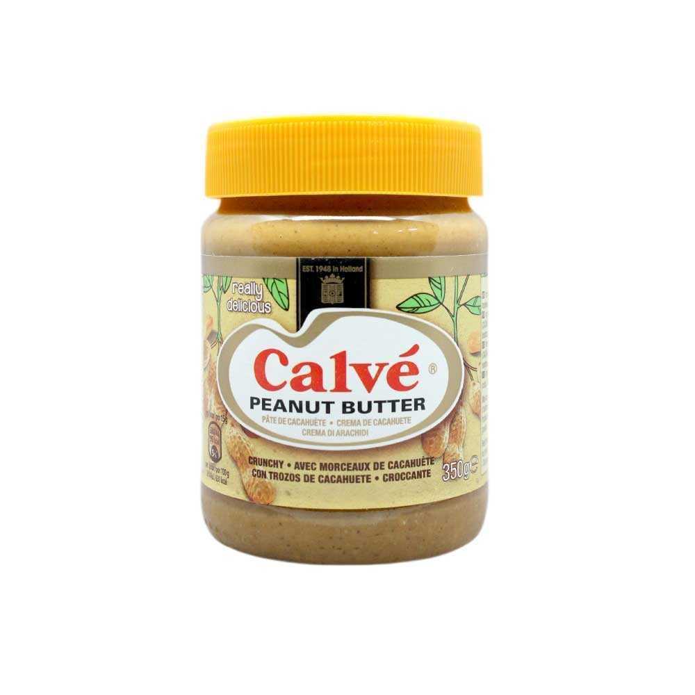 Calvé Pindakaas Crunchy / Peanut Butter with Crunchy Peanuts 350g