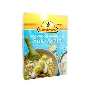 Conimex Maaltijdsoep Soto / Mezcla para Sopa Oriental Soto Ayam 155g