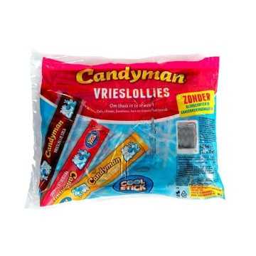 Candyman Vrieslollies 10x50ml/ Stick Freeze Lollies