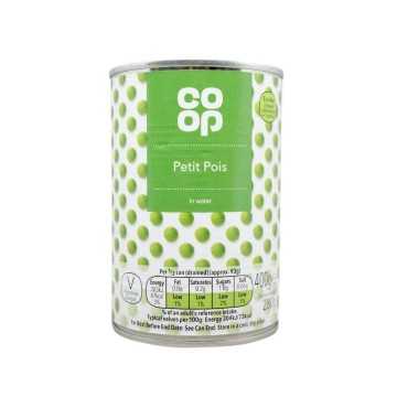 Coop Petit Pois in Water / Guisantes en Agua 400g