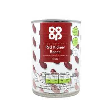 Coop Red Kidney Beans in Water / Alubias Rojas en Agua 400g