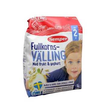 Semper Fullkornsvälling Frukt & Yoghurt 2 År / Food for 2 Years Old Baby 725g