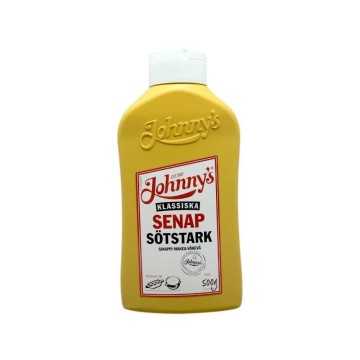 Johnny's Klassiska Senap Sötstark / Mostaza Dulce y Fuerte 500g