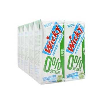 Wicky Appel 0% Suiker 25cl / Bebida de Manzana Sin Azúcar x10