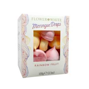 Flower&White Meringue Drops Rainbow Fruit 100g