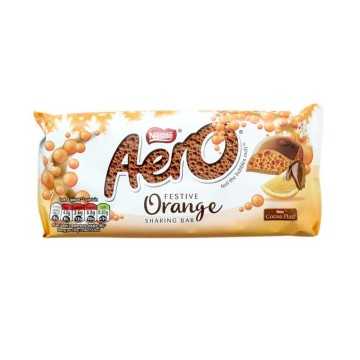 Nestlé Aero Festive Orange / Chocolate con Burbujas y Naranja 100g