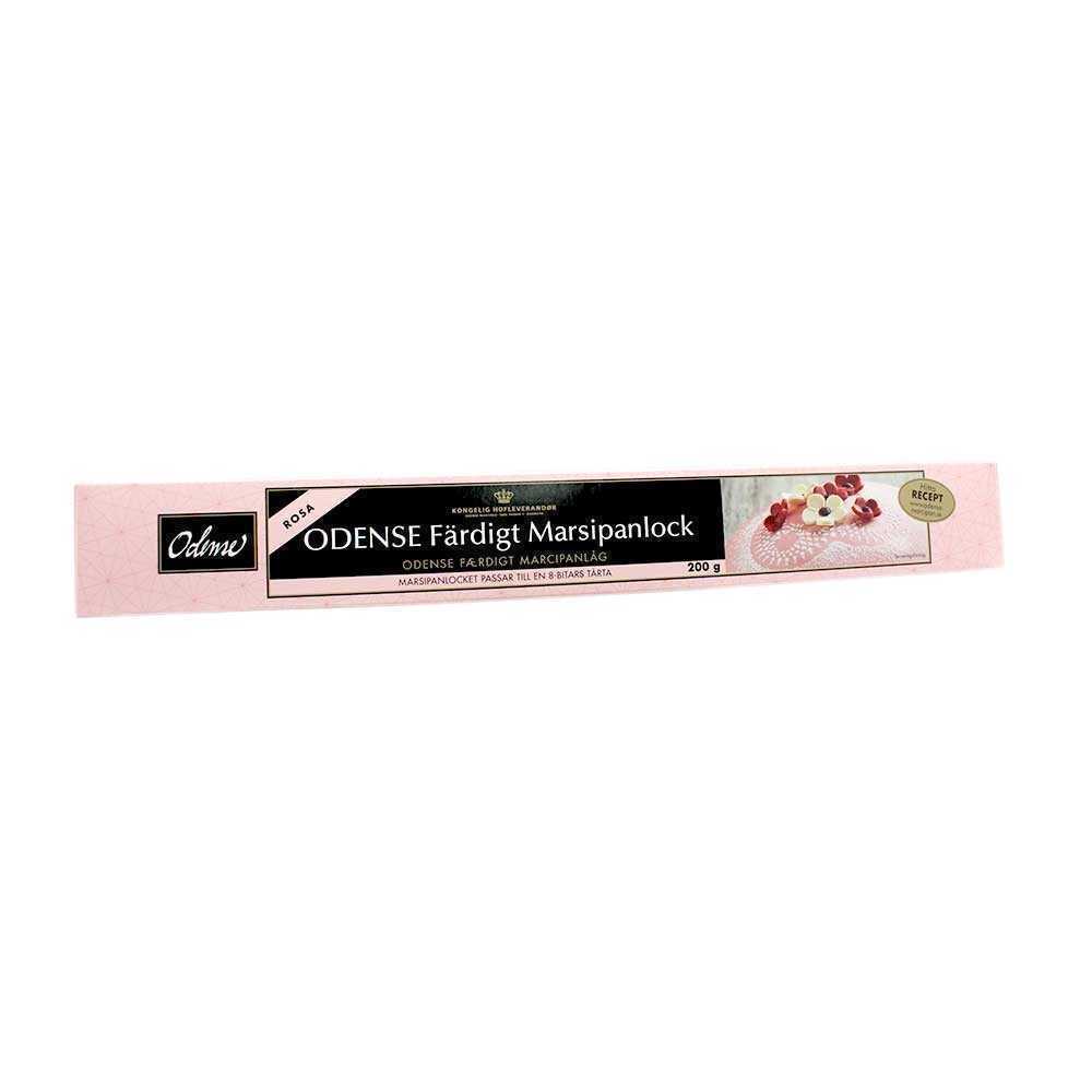 Odense Färdigt Marsipanlock Rosa 200g/ Mazipan Fondant