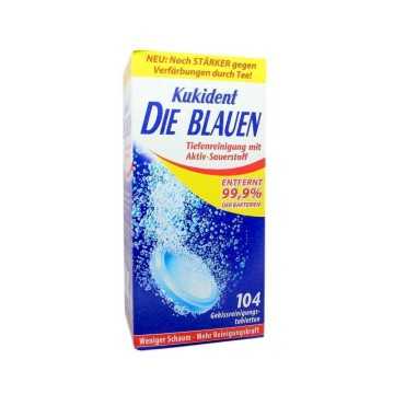 Kukident Die Blauen x104/ Denture Cleaner