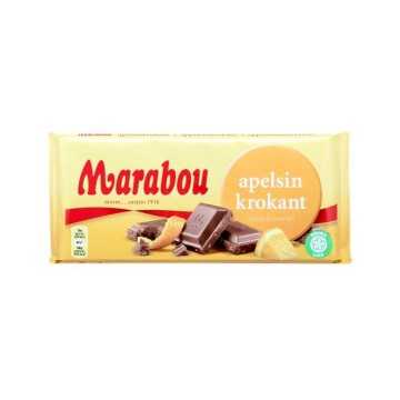 Marabou Apelsin Krokant / Chocolate con Leche y Naranja 200g