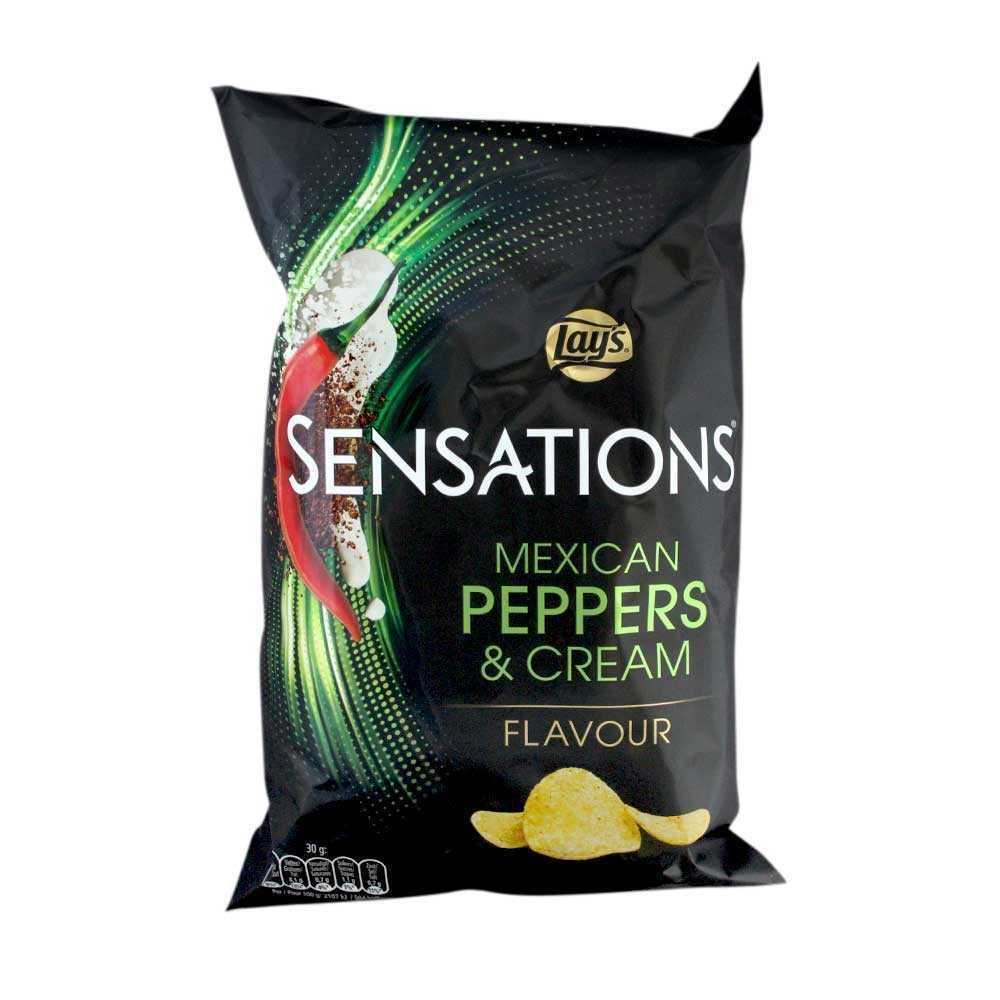 Lay's Sensations Mexican Peppers&Cream 150g