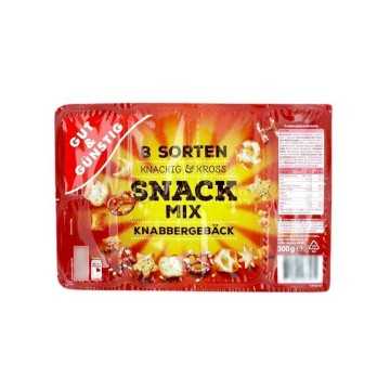 Gut&Günstig Snack Mix 8 Sorten / Mezcla de Snacks Salados 300g