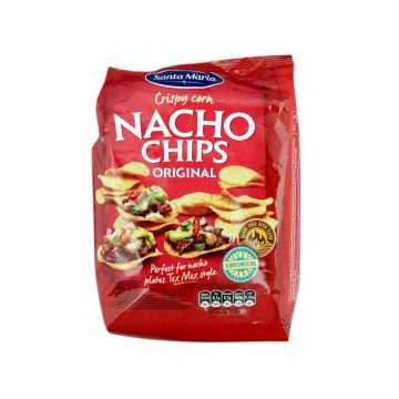 Santa Maria Nacho Chips Original / Tortillas de Maíz Redondas 185g