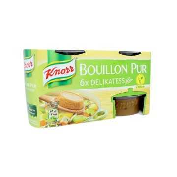 Knorr Bouillon Pur Delikatess 6x / Concentrado Caldo Vegetal 28g