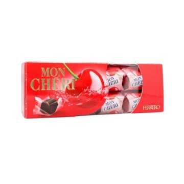 Mon Cherri Bombones de Licor de Cereza  x16