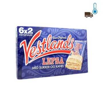 Vestlands Lefsa 6x2 400g/ Pastries with Sugar and Cinnamon