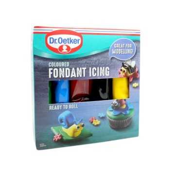 Dr.Oetker Coloured Fondant Icing x5 500g