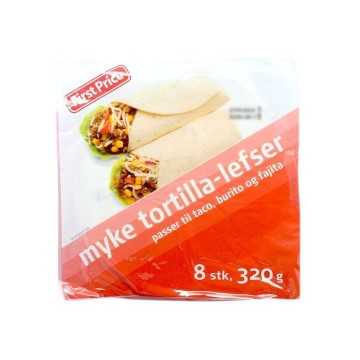 First Price Myke Tortilla-Lefser x8 / Tortillas 320g