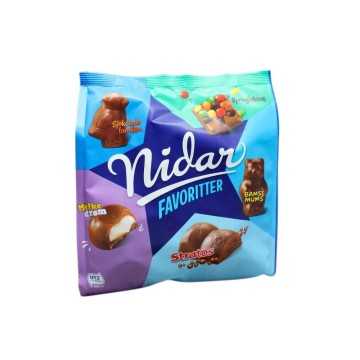 Nidar Favoritter / Chocolate Bars Mix 300g