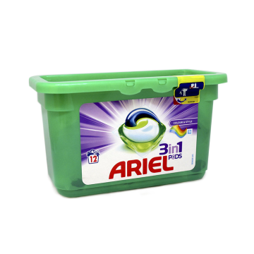 Ariel Liquitabs 3 in 1 Color / Detergente para Ropa x12