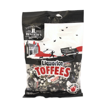 Walker's Liquorice Toffees / Caramelos de Regaliz 150g