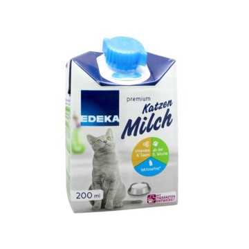 Edeka Katzenmilch Laktosereduziert/ Leche para Gatos con Menos Lactosa 200ml