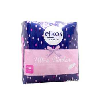 Elkos Ultrabinden mit Flügeln Super / Sanitary Towels Wing x14