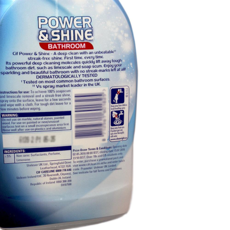 Cif Power & Shine Bathroom Spray 700ml