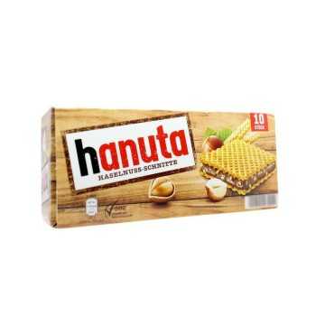 Ferrero Hanuta / Galletas Barquillo Choco y Avellanas 220g