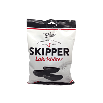 Nidar Skipper Lakrisbåter / Caramelos de Regaliz 200g