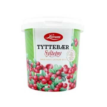 Lerum Tyttebærsyltetøy / Mermelada de Arándanos Rojos 1Kg