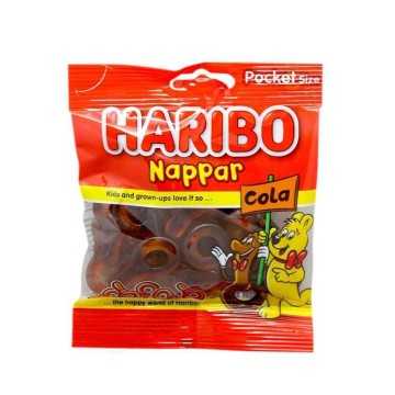 Haribo Nappar Cola / Golosinas con Sabor a Cola 80g