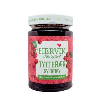 Hervik Tyttebærsyltetøy / Mermelada de Arándanos Rojos 400g