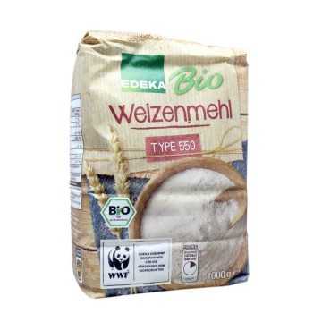 Edeka Bio Weizenmehl Type 550 1Kg/ Wheat Flour