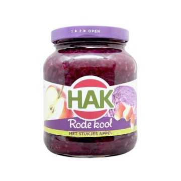 Hak Rode Kool met Stukjes Appel 355g/ Red Cabbage with Apple